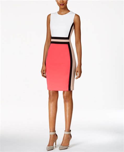 vestidos calvin klein con botones|macy's calvin klein dresses clearance.